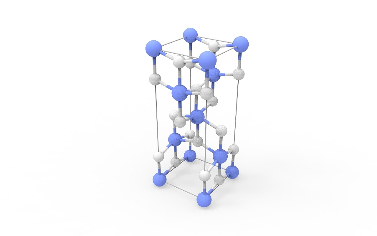 tio2-晶胞分子建模      