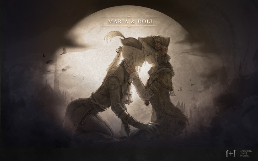 MARIA&DOLL|绘画习作|插画|约书亚的灵魂风