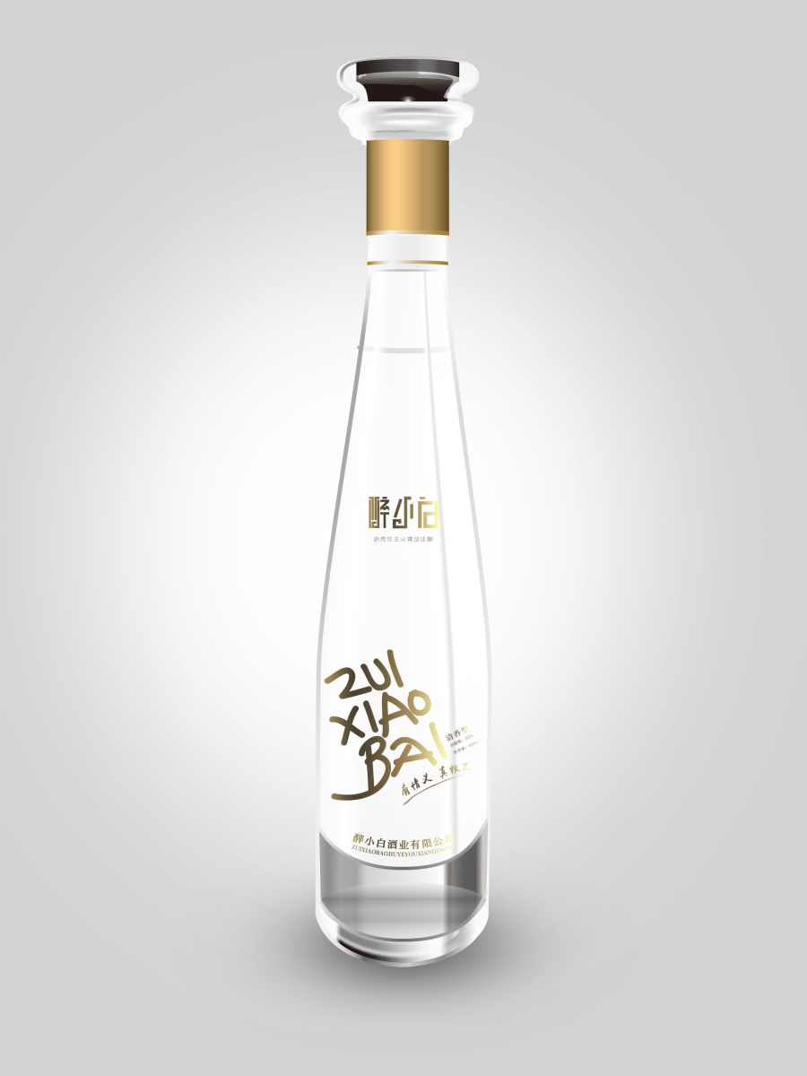 醉小白 白酒瓶设计练习稿|包装|平面|sarah45 - 