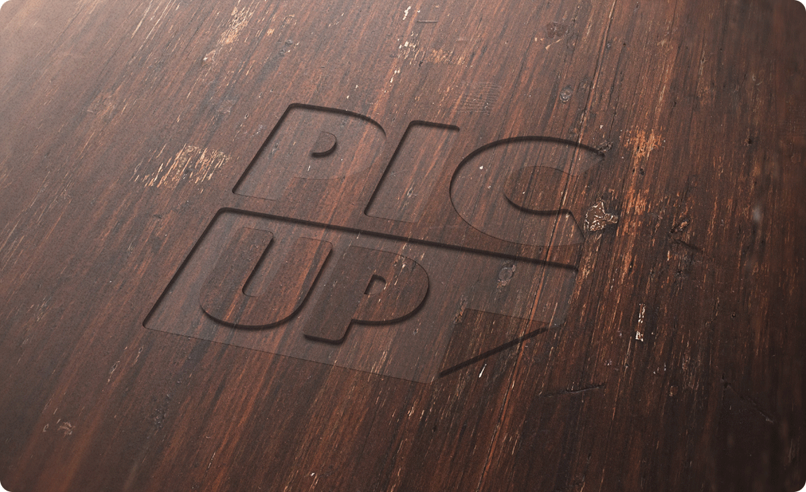 【自制样机教程】如何用Ps做一个木质雕刻效果的Logo样机