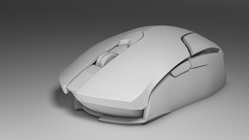 学C4D的时候用了两个月的鼠标,建一个玩玩!|工