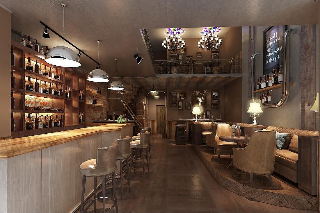 内江酒吧装修设计|空间|室内设计|yes123yes - 原创作品 - 站酷 (ZCOOL)