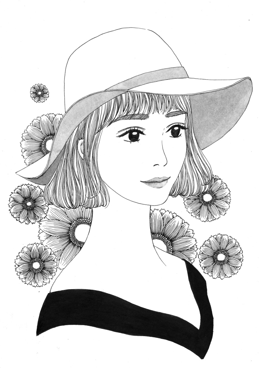 人像画2016\/5|单幅漫画|动漫|球狐狸 - 原创设计