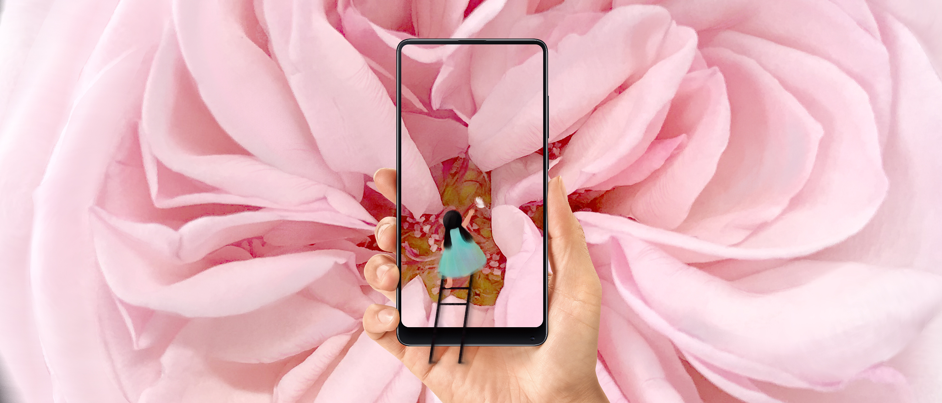 小米全面屏海报设计--灵感·触手可及