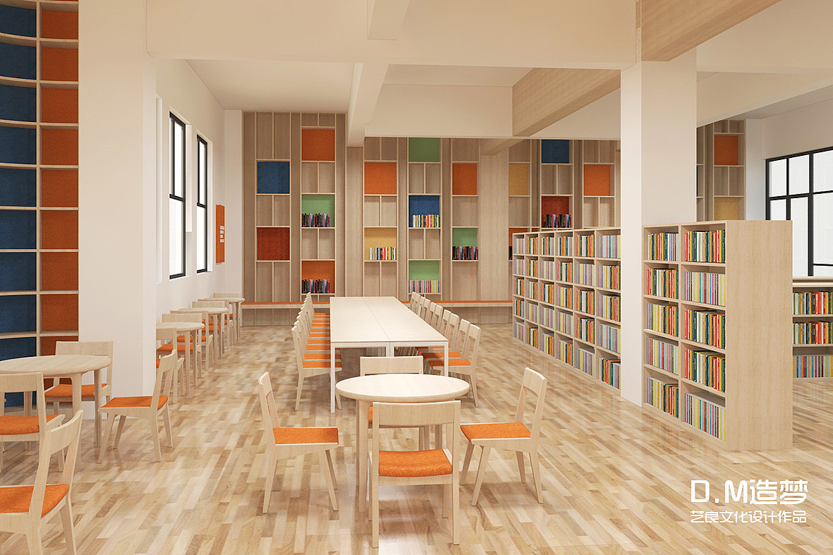 图书馆设计 中小学图书馆阅览室设计施工 思源实验学校校园文化建设