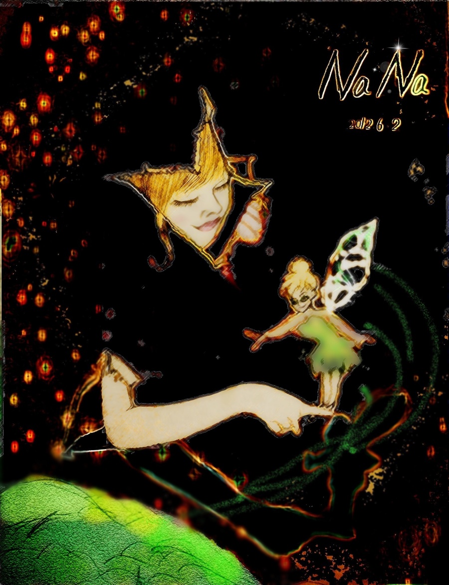 梦中的精灵之舞【儿时的梦系列】|绘画习作|插