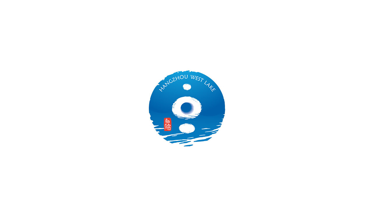 世界文化遗产杭州西湖logo