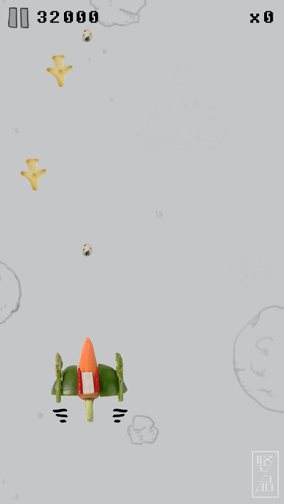 创意| 游戏与食物的碰撞,一起来玩打飞机