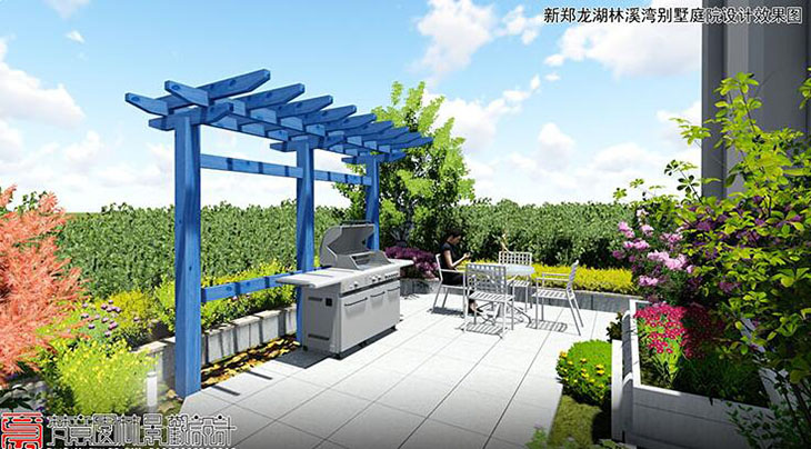 200平米花园别墅v花园-郑州龙湖林溪湾别墅庭院梨园头别墅图片