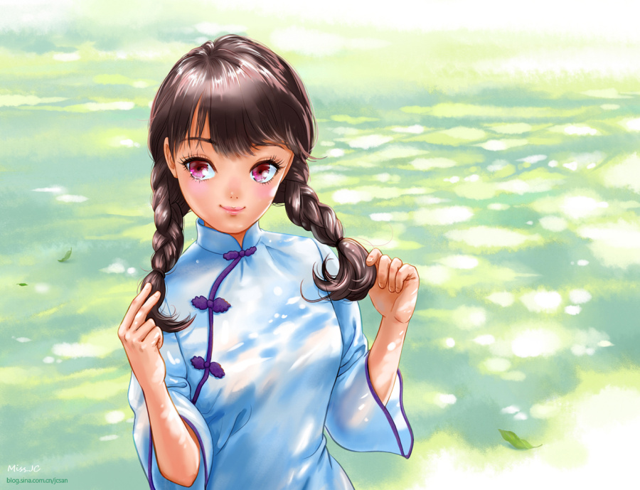 SAI学习(一)民国装束女学生|绘画习作|插画|jcsa