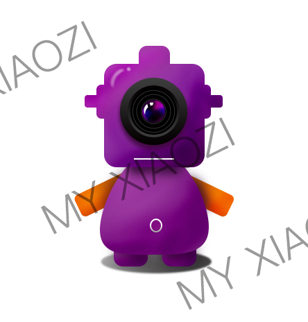 机器人.小紫|吉祥物|平面|易夏yixia - 原创设计作
