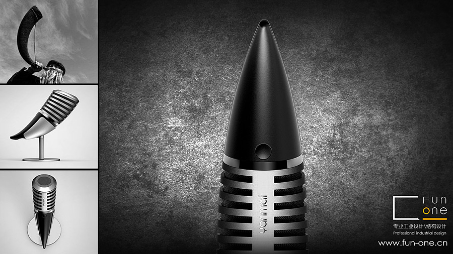 高端麦克风|电子产品|工业\/产品|匚一设计 - 原创
