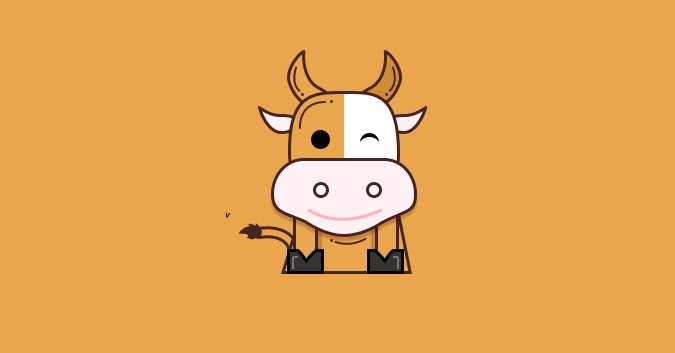 卡通形象设计牛