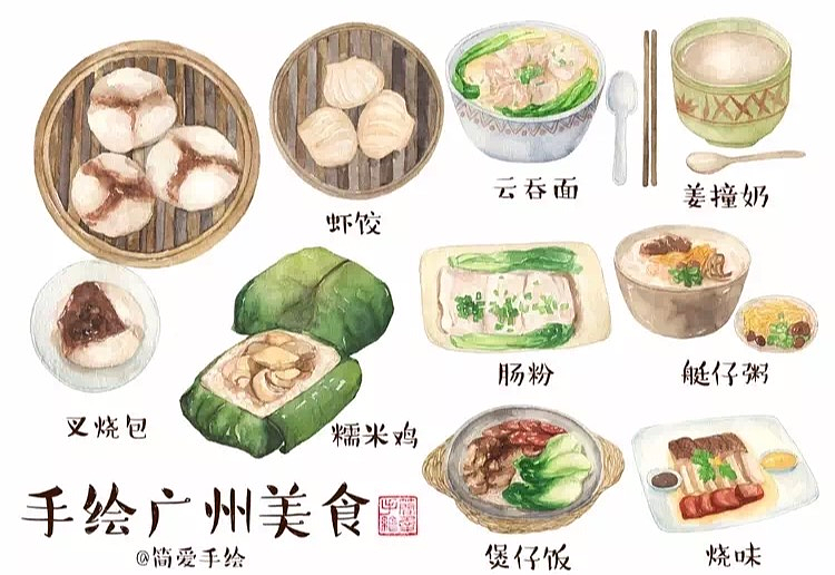 【纸上的美食】食在广州,没吃过早茶,不算来广州