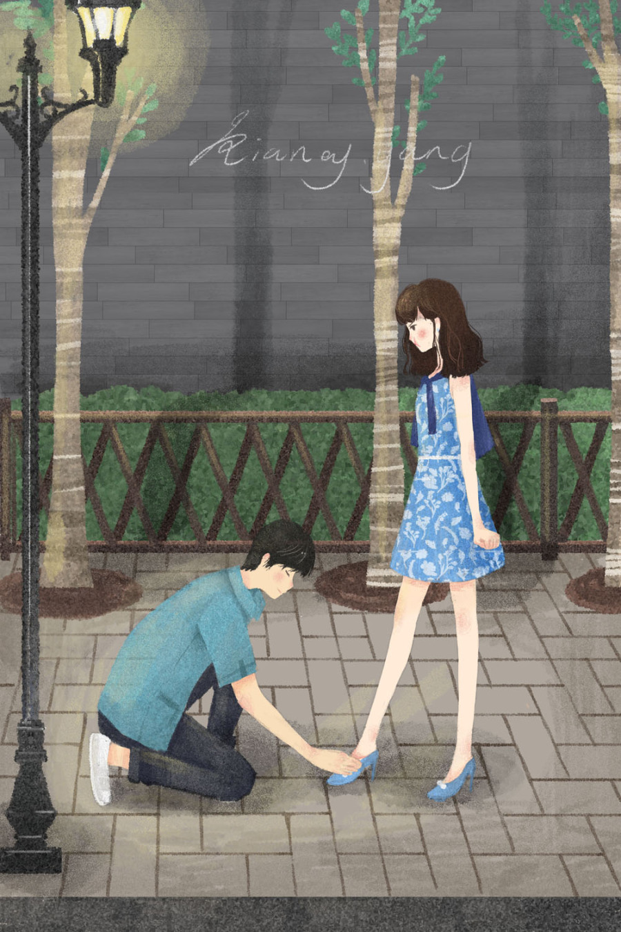 青春文学《青春制暖》插图|商业插画|插画|kian