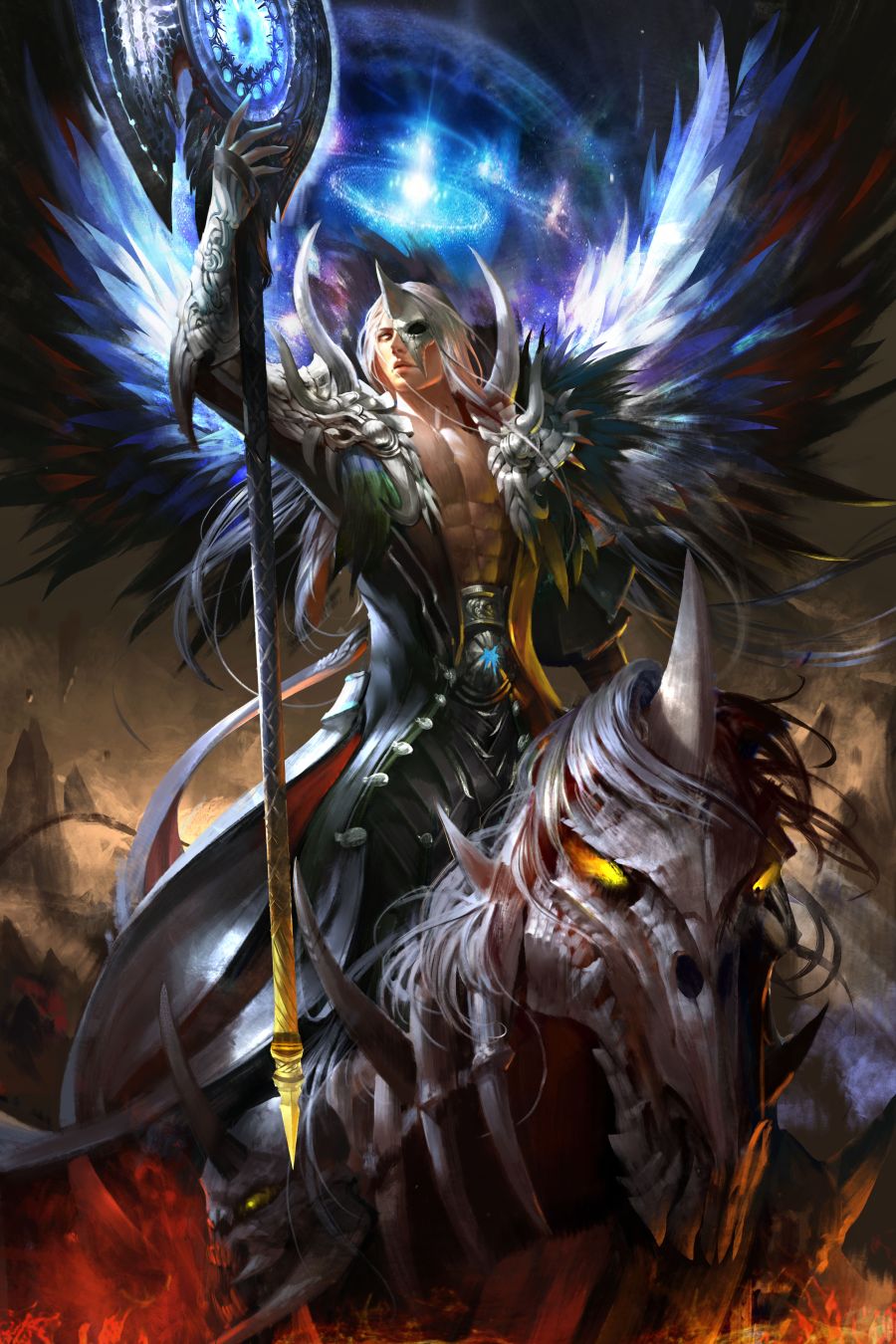 【轩辕传奇】|商业插画|插画|卡扑动漫设计 - 原