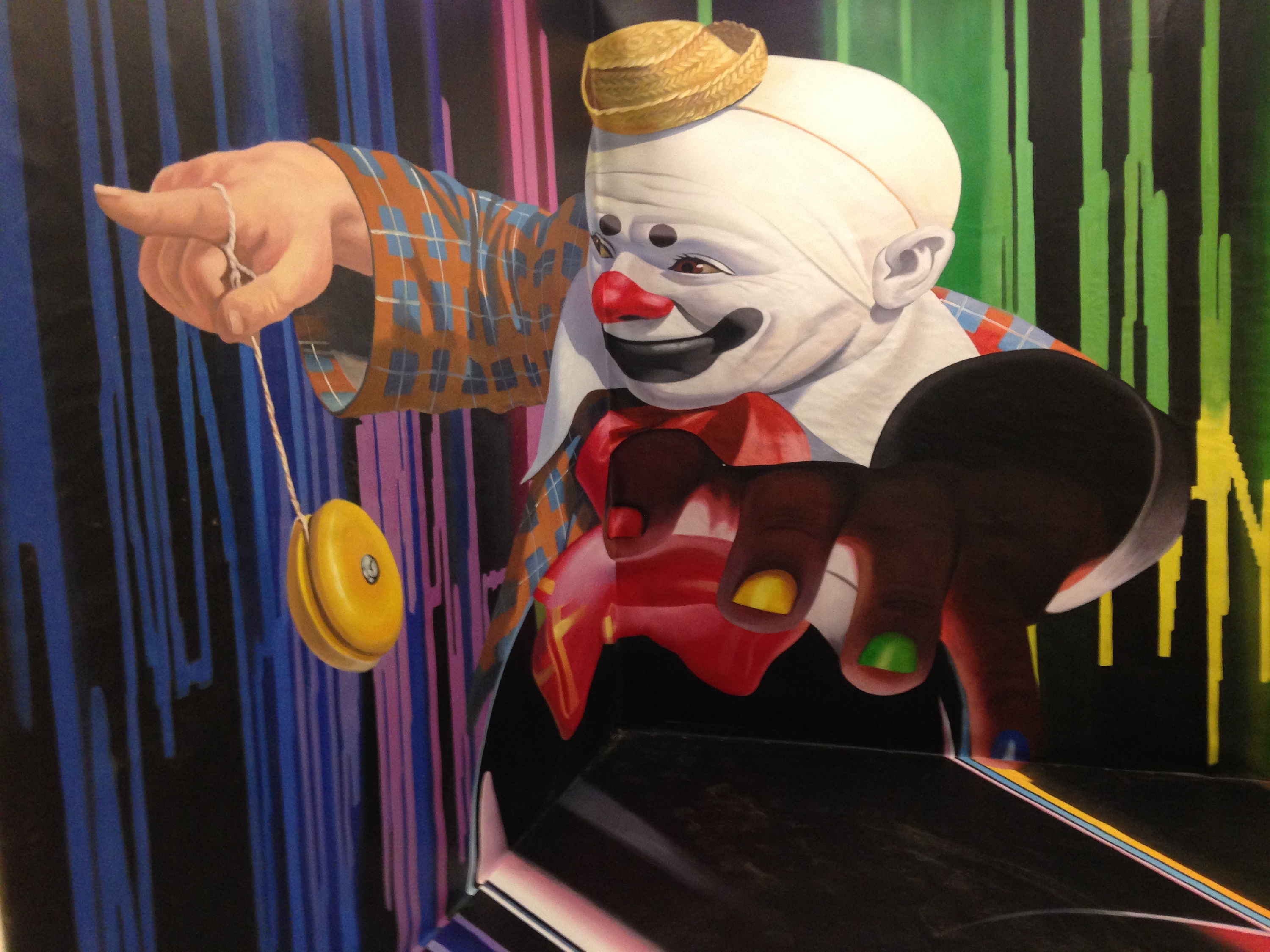 手绘《小丑》3d立体画