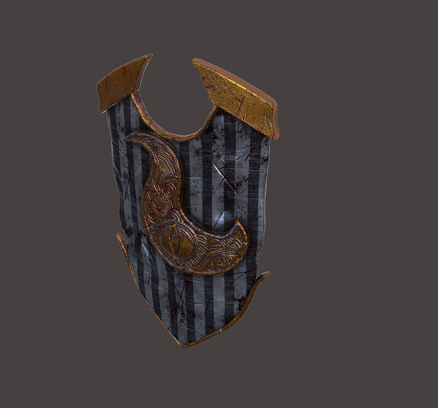 中世纪战争盾牌|机械\/交通|三维|馋食光阴 - 原创