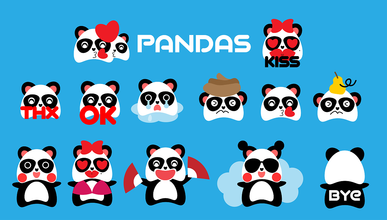 熊猫pandas表情包