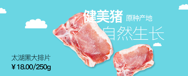 banner海报肉水果生鲜app页面pc|电子商务\/商