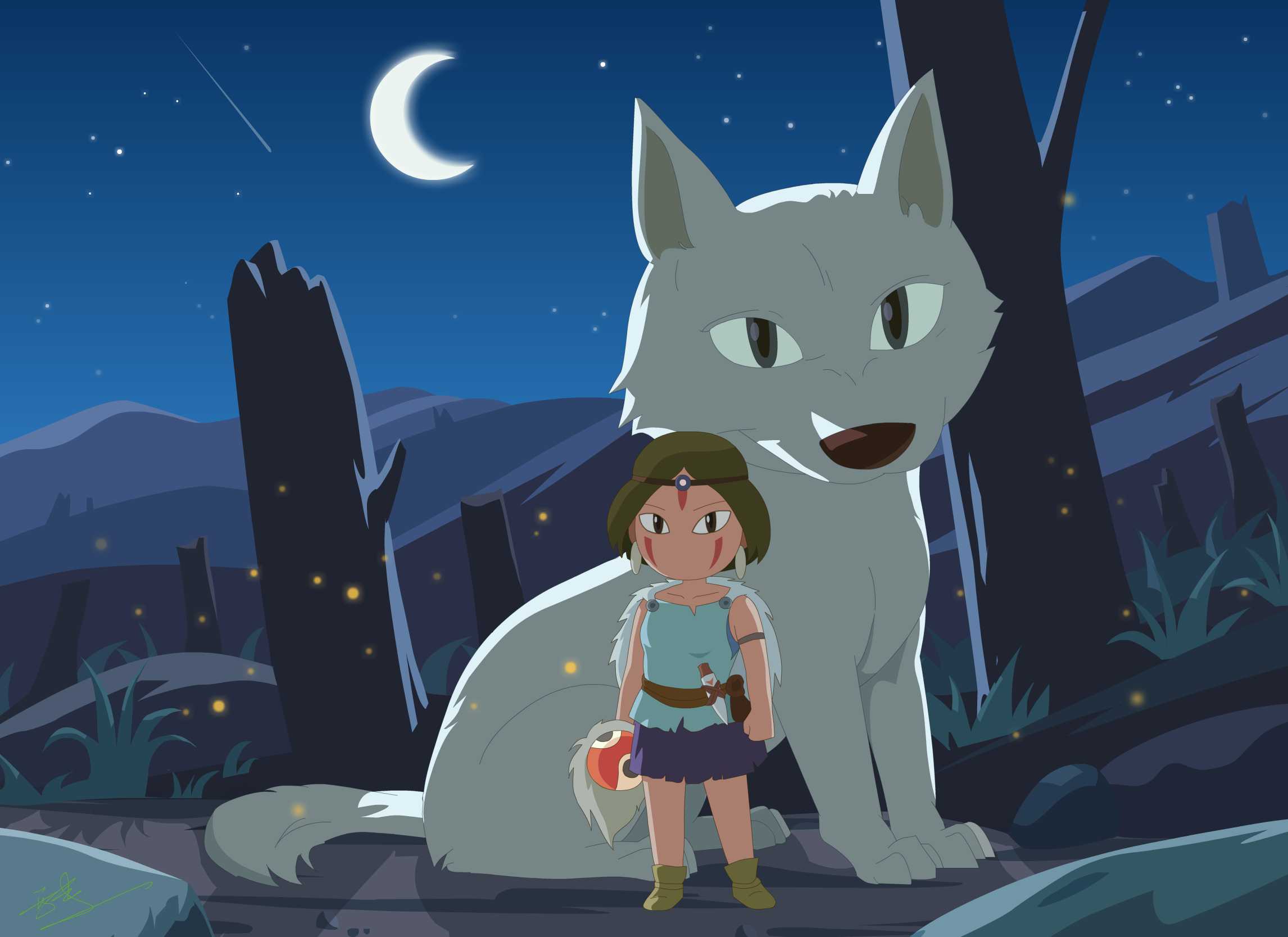 《幽灵公主》:小桑为什么最后不和阿西达卡在一起