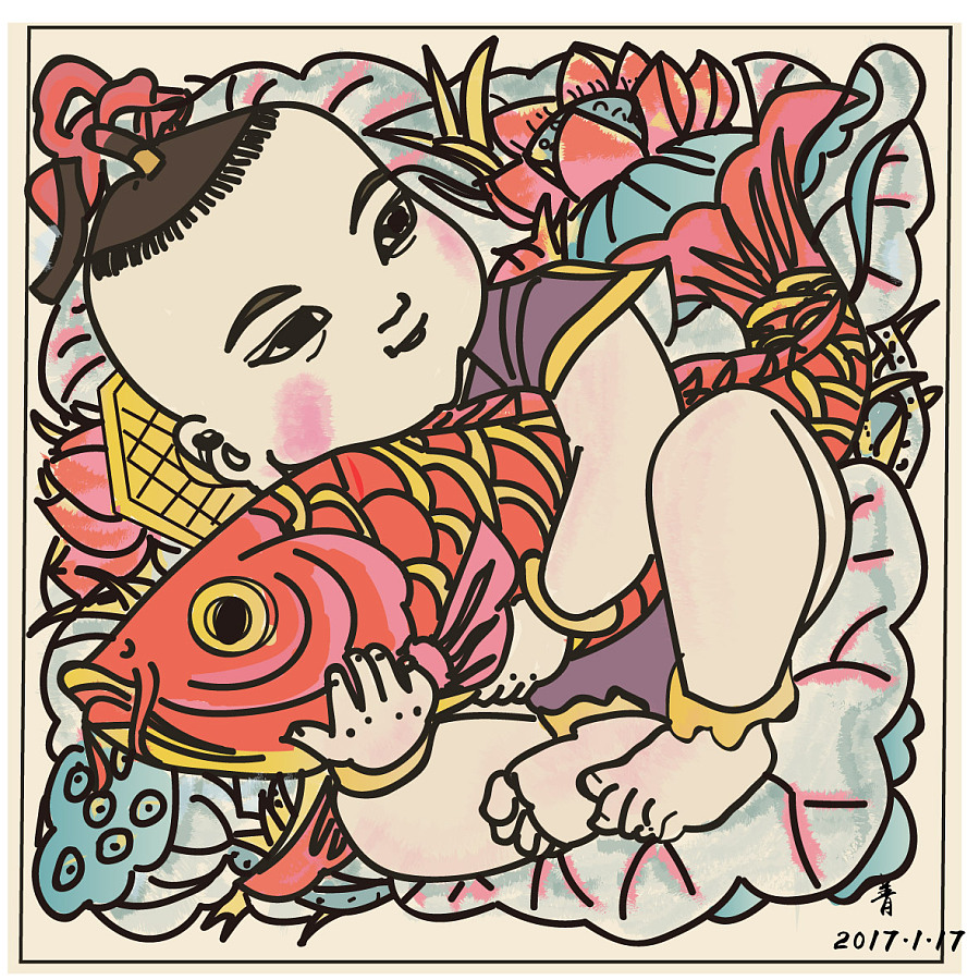 优设网周小馋Adobe illustrator插画班,徒儿们的