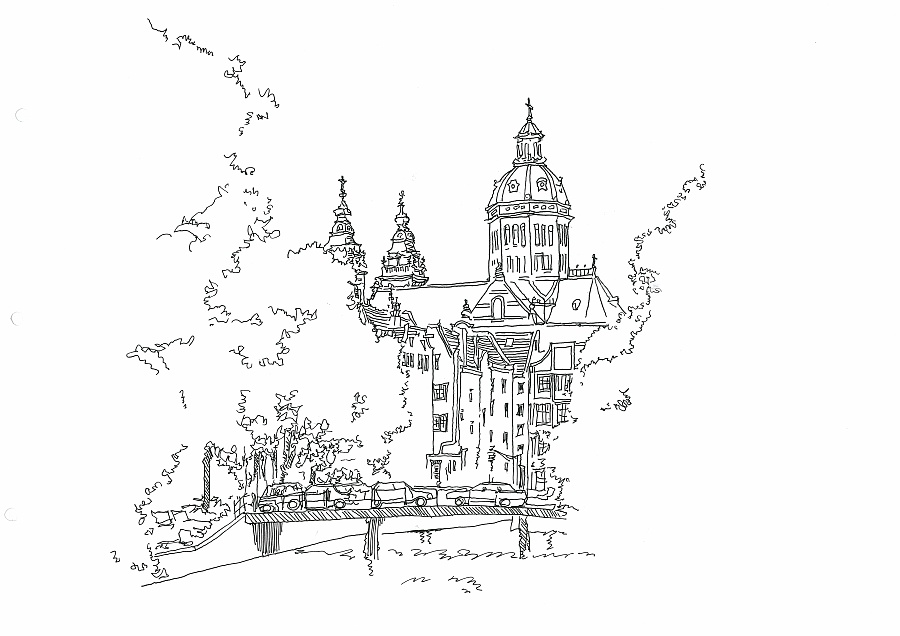 风景速写|建筑设计|空间\/建筑|勿一 - 原创设计作