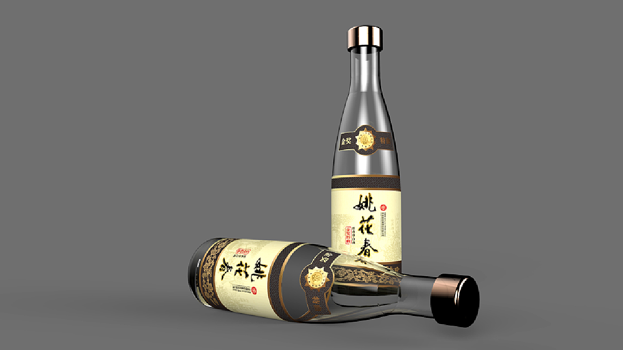 国蝉酒书写华丽篇章标签白酒包装酒包装白酒平面酒作品信息创作时间