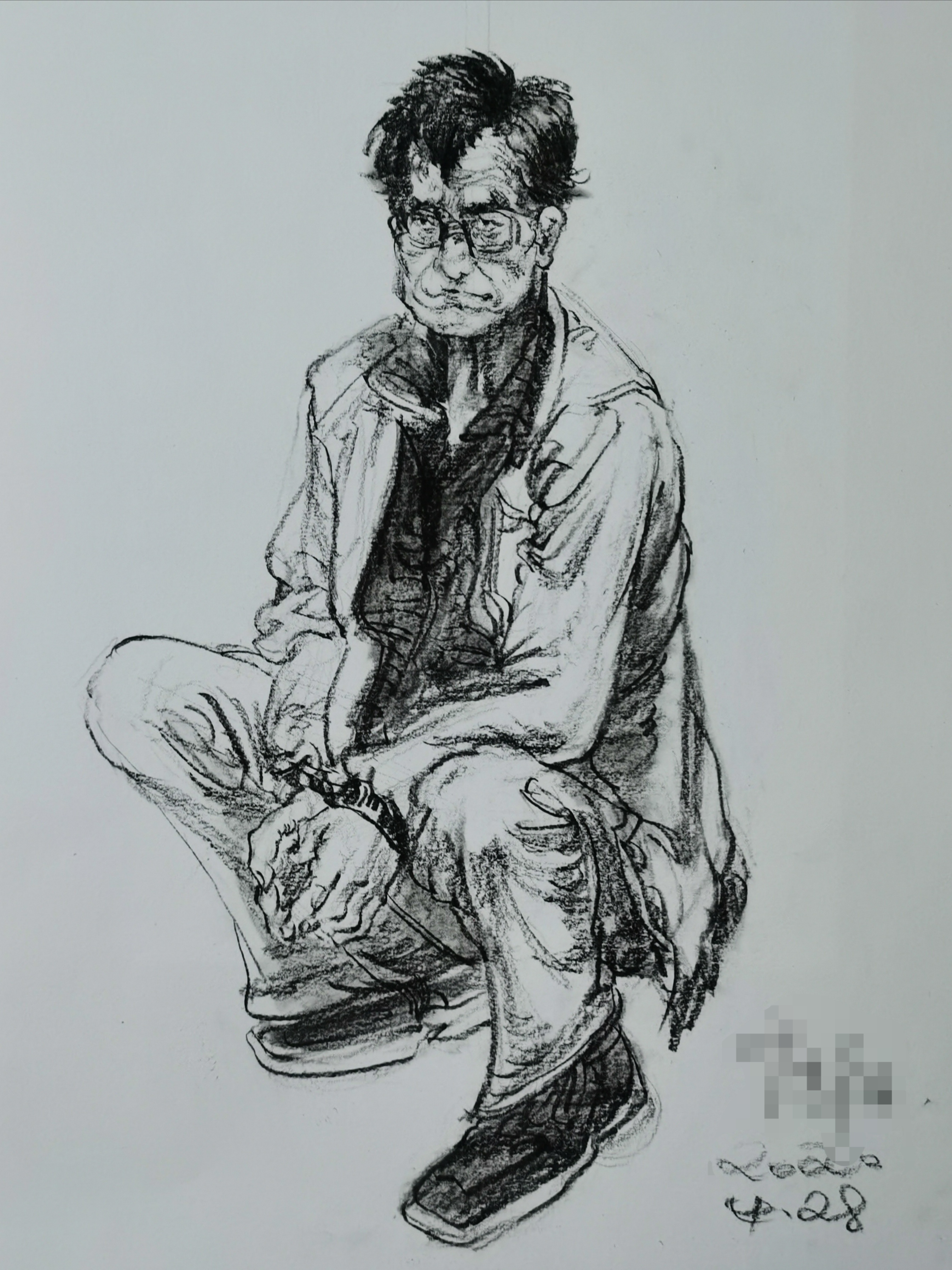 老人速写