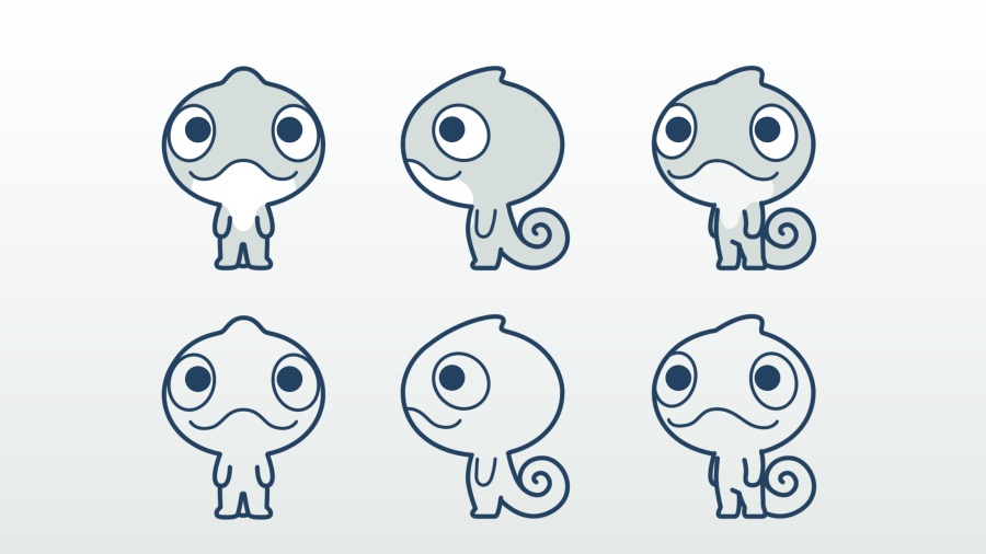 激萌的特效相机Faceu形象--龙哥来啦_(┐「ε