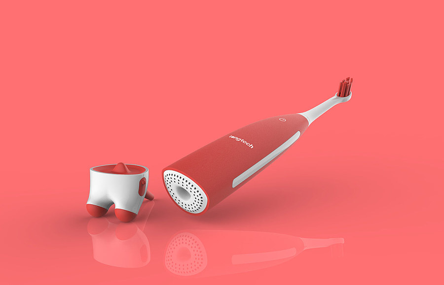 儿童电动牙刷|电子产品|工业\/产品|10NDesign -
