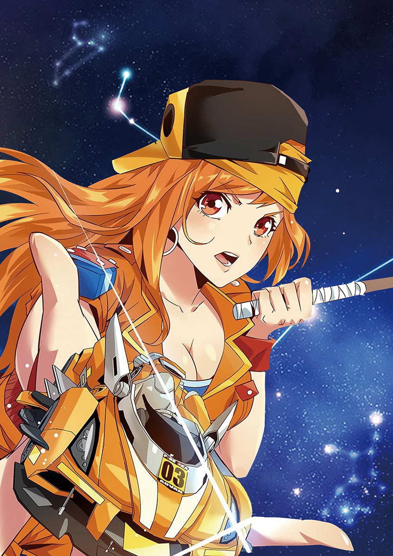 qq飞车小橘子透视_手绘