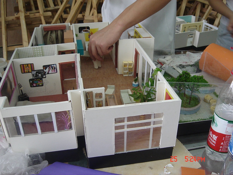 室内设计模型 作业|建筑\/空间|三维|狐裘 - 原创设