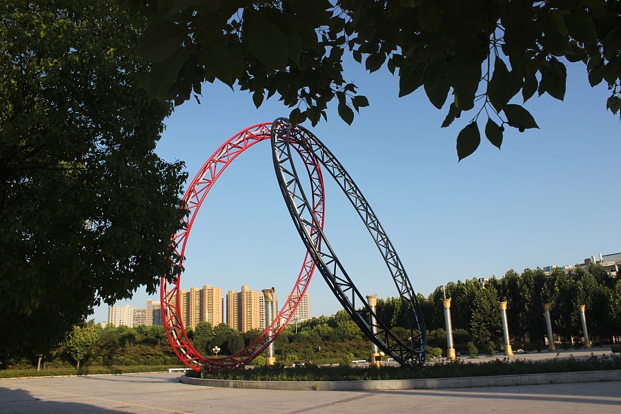 黄淮学院美景|其他平面|平面|蓝月飘飘 - 原创设