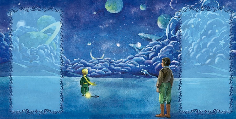 《小王子》立体书|商业插画|插画|清心无尘 - 原