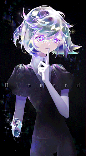 宝石之国钻石姐姐|插画|创作习作|若干爪z - 原创作品