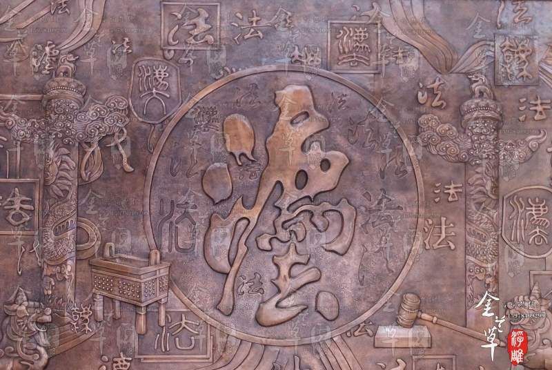 【案例】:法院大厅背景墙(图)