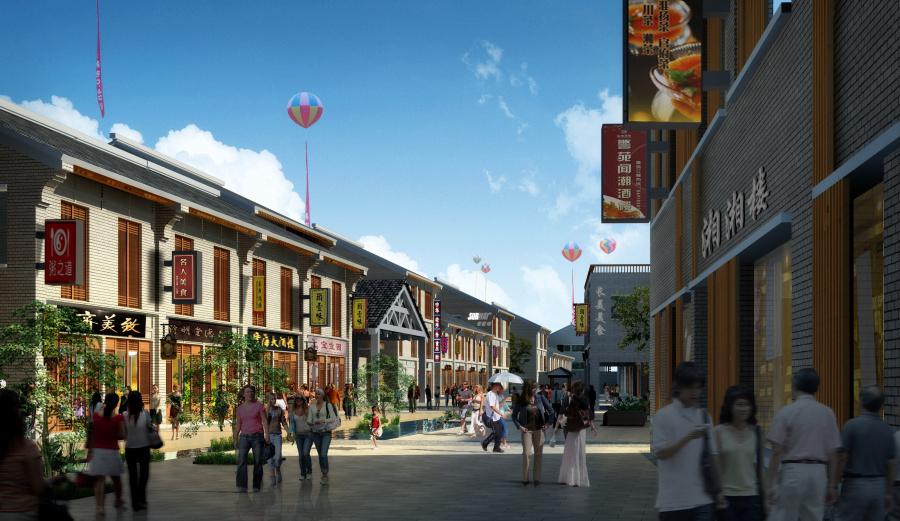 连云港美食街|建筑设计|空间\/建筑|Lexizhu - 原创