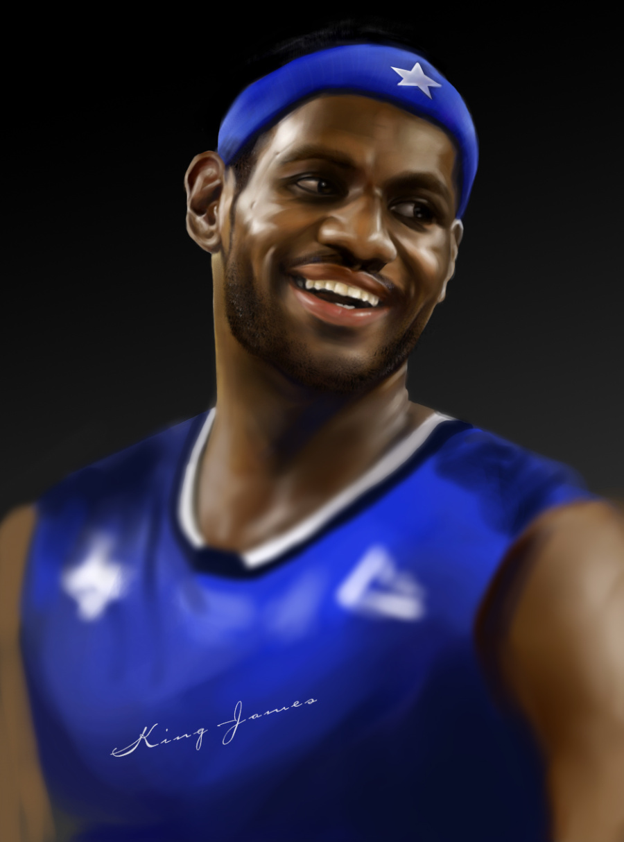 手绘-詹姆斯|绘画习作|插画|微笑princess - 原创