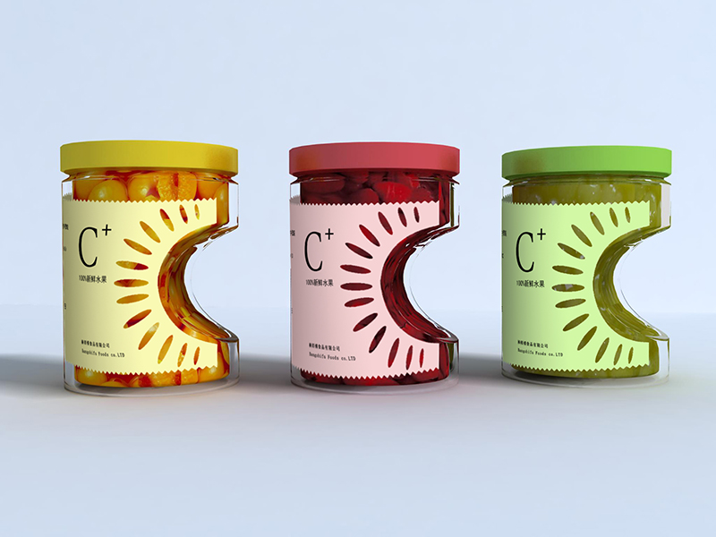 本包装设计方案旨在突破传统罐头瓶造型设计.