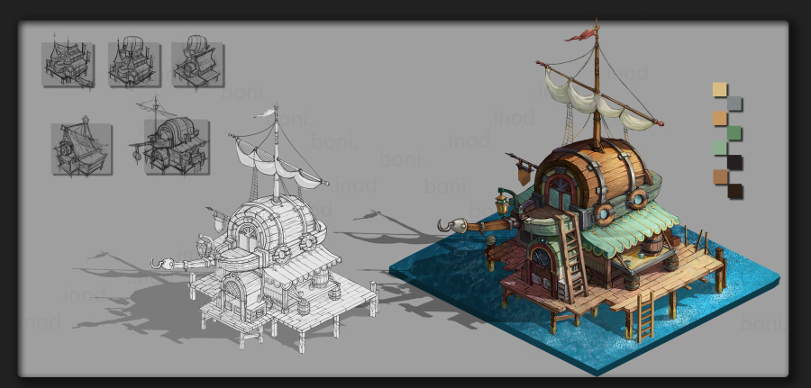 单体设计|游戏原画|插画|oyeboni - 原创设计作品