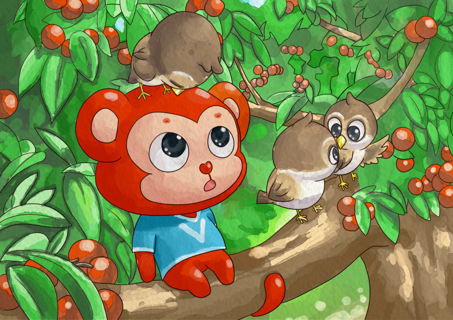 一言不合就发站酷~万科阿猴的故事绘本= =。水