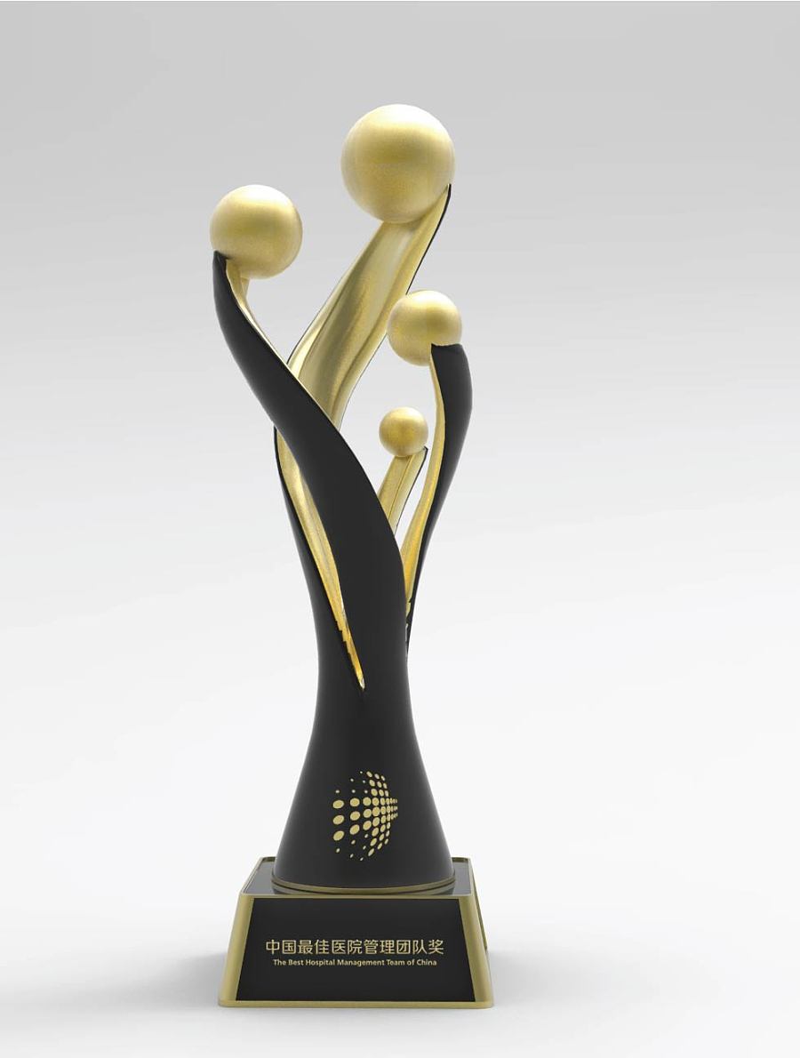 中国最佳医院管理团队奖奖杯设计|礼品\/纪念品