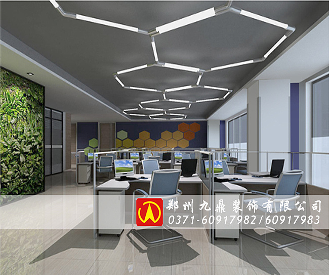 郑州广告公司办公室装修设计案例赏析|空间|室