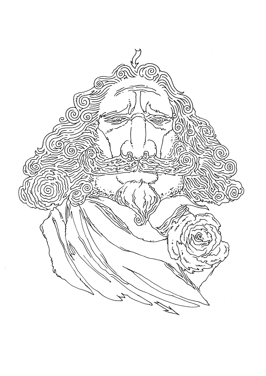 《迷宫》我的世界|钢笔画|纯艺术|机器人61号 -