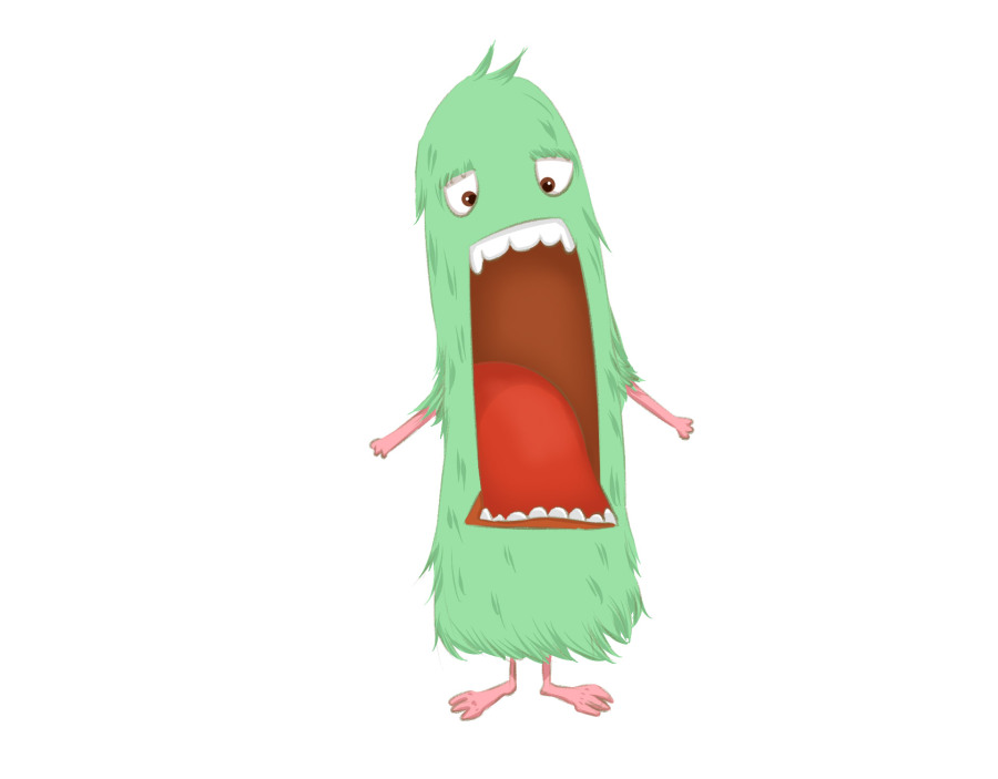 小怪物|绘画习作|插画|芳芳林的1874 - 原创设计