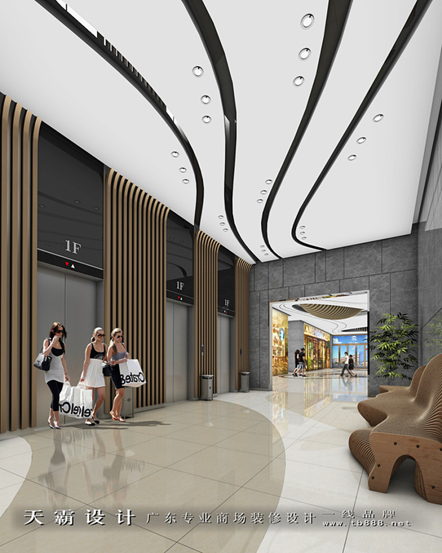 设计到位的商场装修设计效果图与南京商场装修
