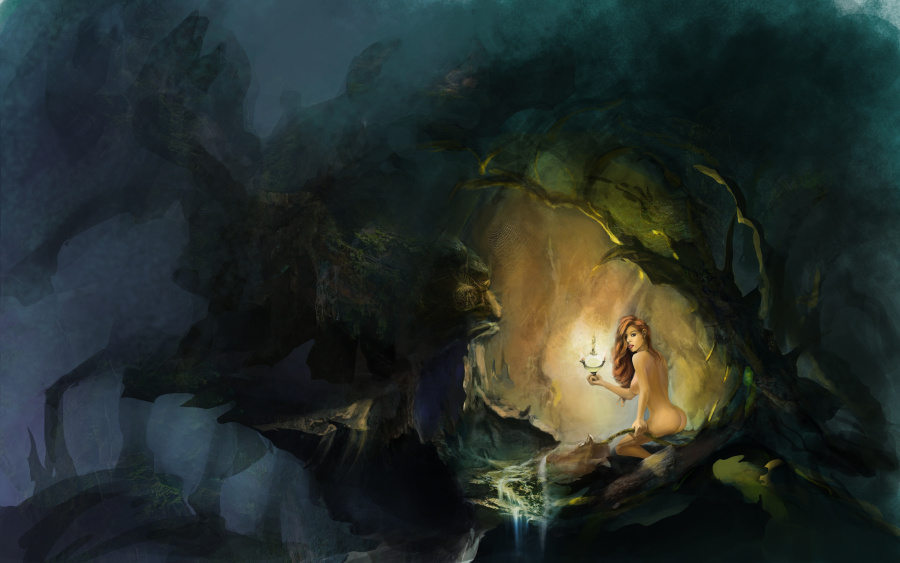 希腊神话系列故事|绘画习作|插画|kqdzz - 原创设