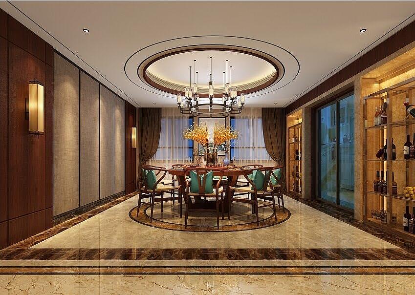 瀚海晴宇180平美式乡村风格装修样板间需要多