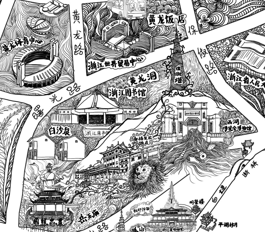 如何画手绘地图?(附教程)|其他平面|平面|潜杭者